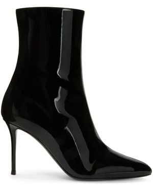 Giuseppe Zanotti Brytta 90mm ブーツ - ブラック