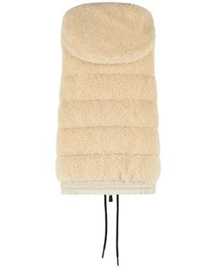 Moncler Teddy-Effect Hooded Vest - Natural