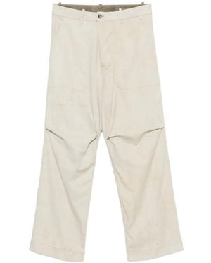 Masnada Pantalones con parche - Blanco