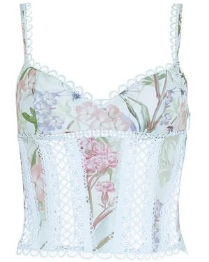 Charo Ruiz Poppy Top - Blue