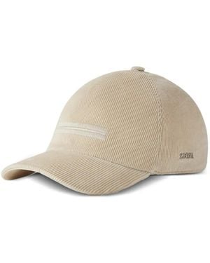 ZEGNA Cashco Baseball Cap - White