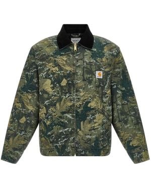 Carhartt Velvet Collar Detroit Jacket - グリーン