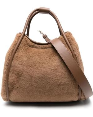 Max Mara Teddy Handtasche - Braun