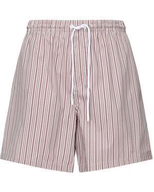 Loro Piana Striped-Pattern Drawstring Shorts - Pink