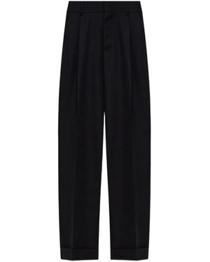 DSquared² Pleated Wool Trousers - Black