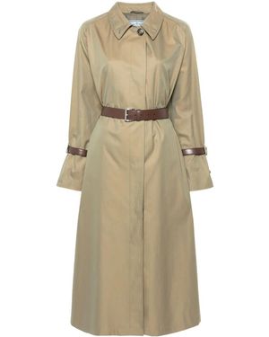 Prada Gabardina Con Cinturón - Neutro