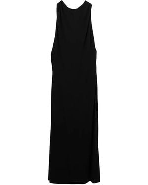 Helmut Lang Vestido Con Nudo - Negro