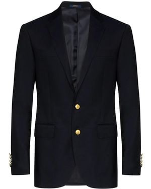 Polo Ralph Lauren Wool Twill Blazer - Blue