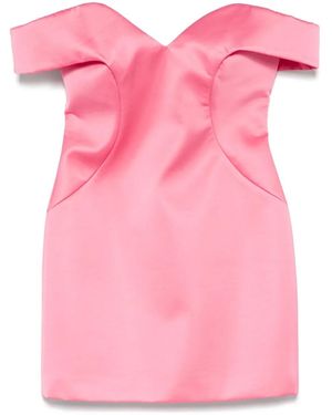 N°21 Off-Shoulder Mini Dress - Pink