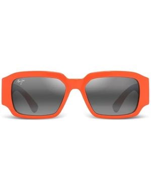 Maui Jim Kūpale Square-Frame Sunglasses - Orange