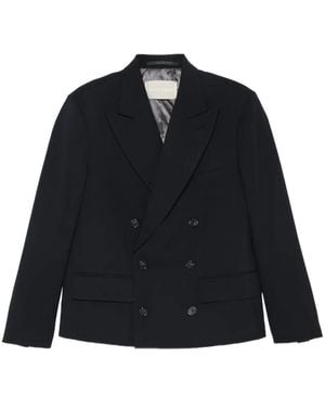 ADNYM Double-Breasted Blazer - Black