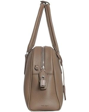 The Row India 10.00 leather tote bag - Neutro
