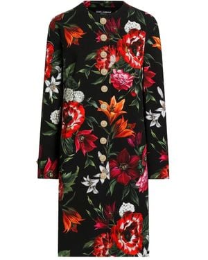 Dolce & Gabbana Floral-Print Coat - Multicolor