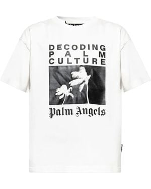Palm Angels パームツリープリント Tシャツ - ホワイト
