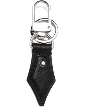 Montblanc Llavero de piel - Blanco