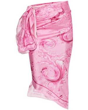 Versace Jeans Couture Printed Sarong - Pink