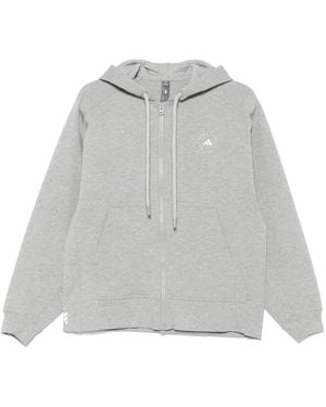 adidas By Stella McCartney Logo Organic Cotton Hoodie - Grey