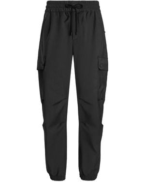 Dolce & Gabbana Wool Blend Cargo Trousers - Black