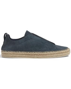 ZEGNA Triple Stitch Espadrilles - Blauw