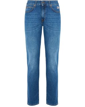 Roy Rogers Logo-Patch Jeans - Blue