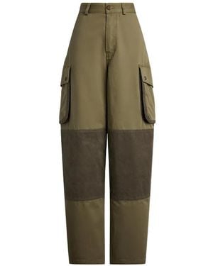 Ralph Lauren Simone Lamé Trousers - Green