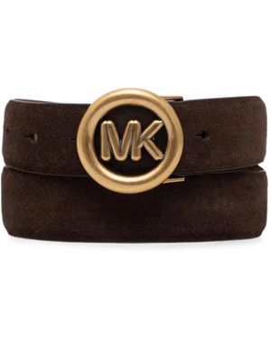 MICHAEL Michael Kors Cinturón Con Placa Del Logo - Negro