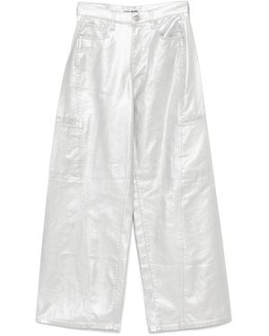 DKNY High-Rise Cargo Pants - White