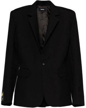 Egonlab Logo Patch Single-Breasted Blazer - Black