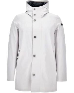 Rrd Snap-Button Hooded Parka - Grey