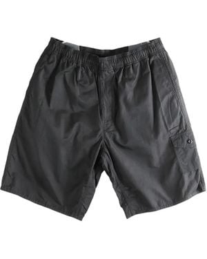 Nanamica Elasticated-Waist Cargo Shorts - Grey