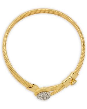 Alexis Solanales Crystal-Embellished Necklace - Metallic