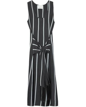 3.1 Phillip Lim Striped Tassel Midi Dress - White
