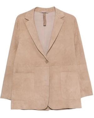The Jackie Leathers Bonnie Jacket - Natural