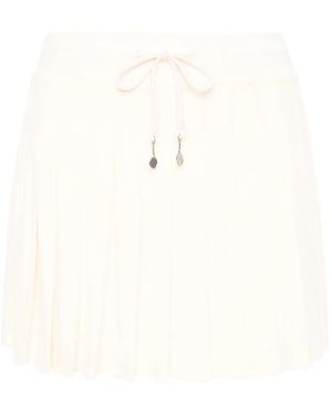 The Upside Cadiz Pleated Mini Skirt - Natural