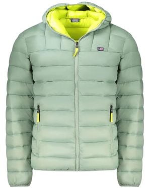 Norway 1963 Quilted Hooded Jacket - Green