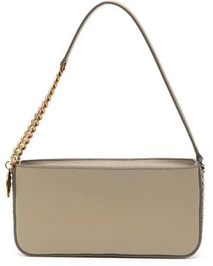 Stella McCartney エンボス ショルダーバッグ - メタリック