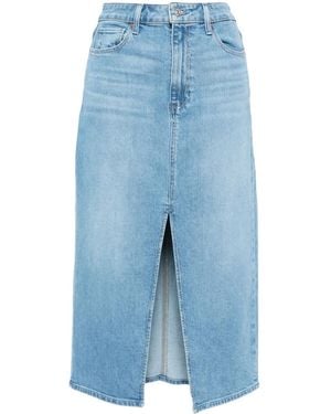PAIGE Falda Midi Angela - Azul