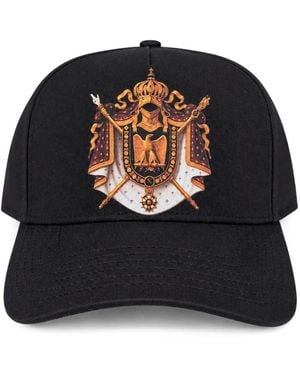 Melt Baseballkappe Mit Wappen-Print - Schwarz