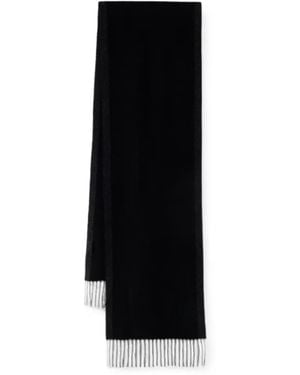 Marc O' Polo Fringed Scarf - Black