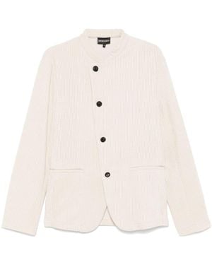 Emporio Armani Corduroy Jacket - White