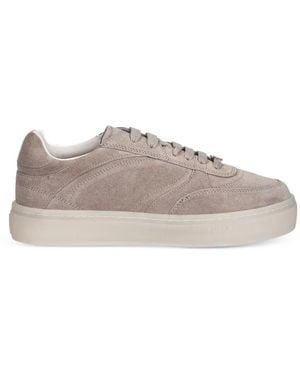 Furla Suede Paneled Sneakers - Gray