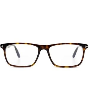 Tom Ford Bril Met Rechthoekig Montuur - Bruin