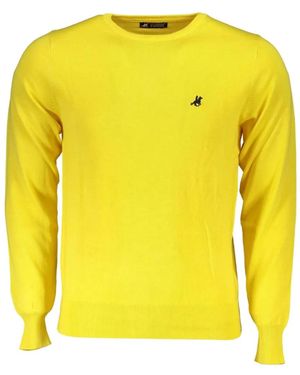 U.S. Grand Pull En Coton À Col Rond - Yellow