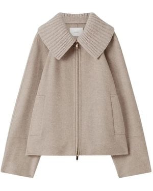 JOSEPH Cooksey Zip Jacket - Natural
