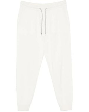 Brunello Cucinelli Drawstring Track Trousers - White
