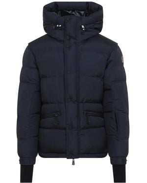 Moncler Kasanka Quilted Hooded Down Jacket - Blue