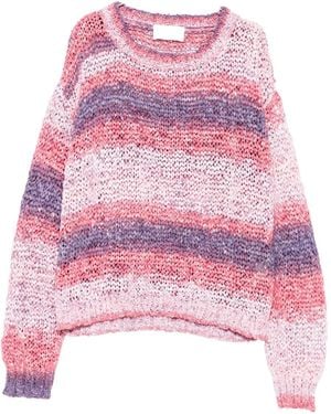 Daniele Fiesoli Striped knit sweater - Pink