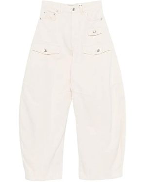 Sportmax Spxfashion Patch-Pocket Jeans - Blanco