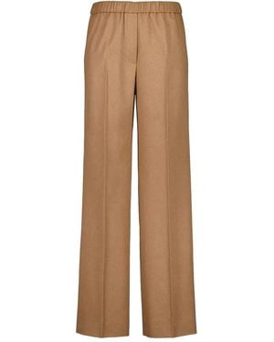 Miu Miu Pantaloni Con Vita Elasticizzata - Neutro