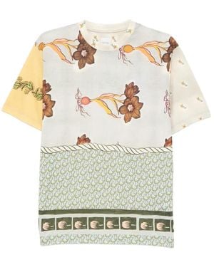 Paul Smith Floral-Print T-Shirt - Grey